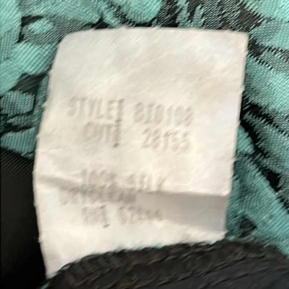 NWT Nicole Miller Vintage 100% Silk Strapless Floral Mini /Tunic Dress - Picture 13 of 13